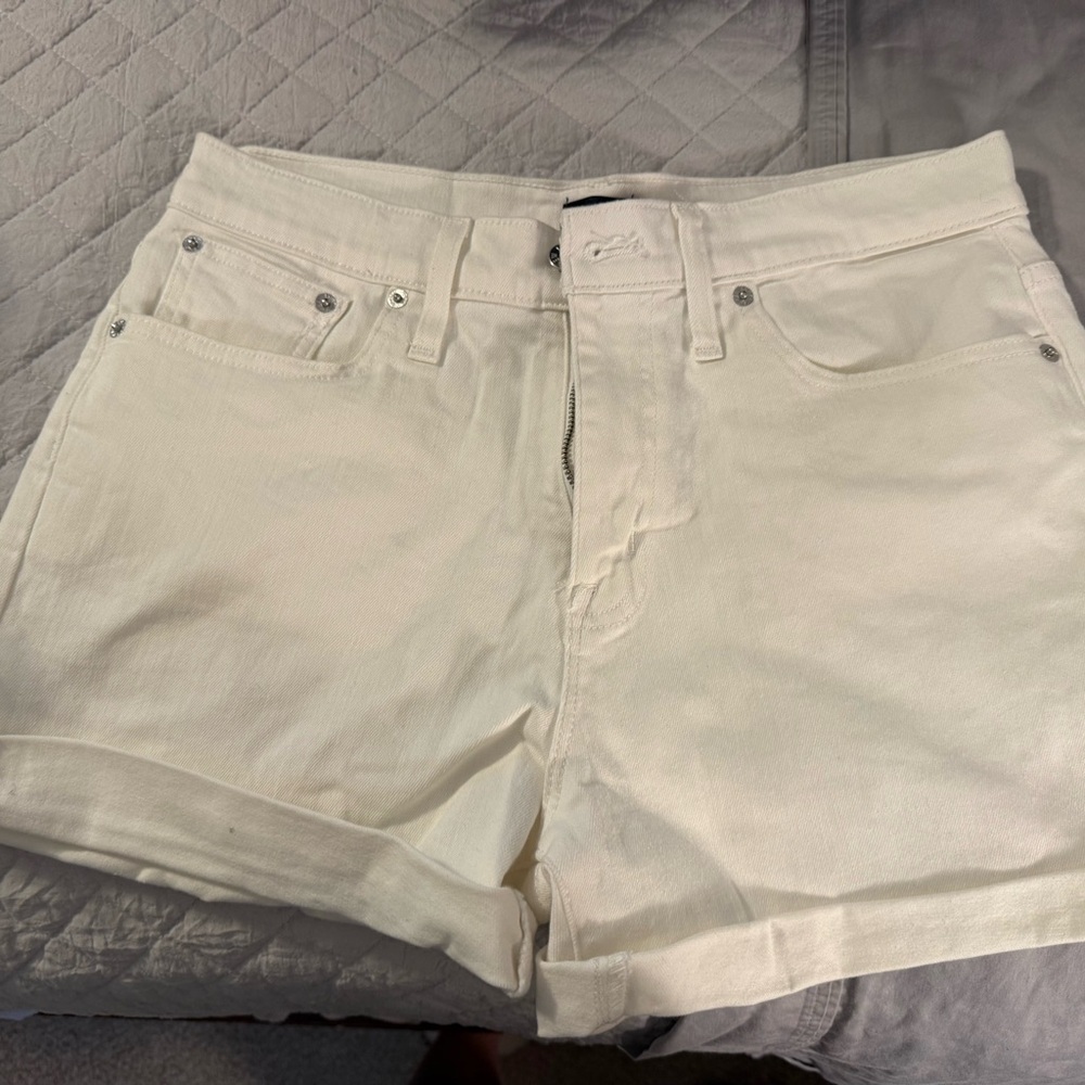 J. Crew Women's Off-White Jean Shorts